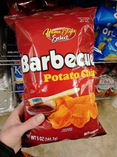 Home Style Select Barbecue Flavored Potato Chips