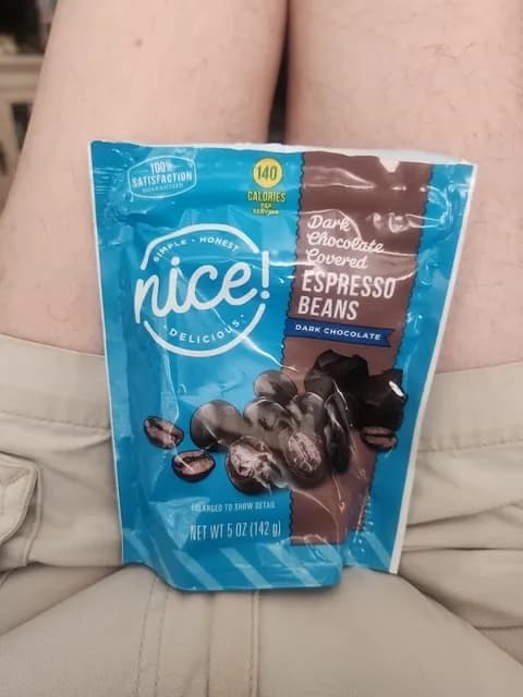 Nice! Dark Chocolate Covered Espresso Beans Dark Chocolate