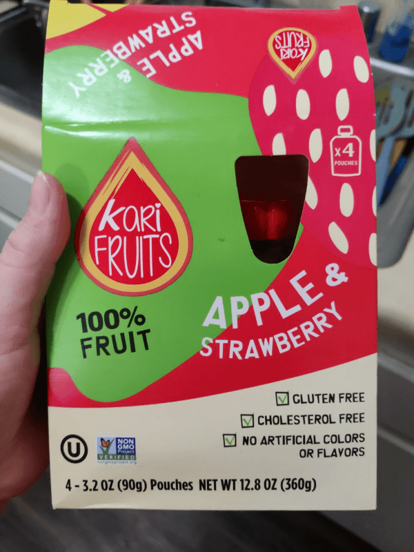 Kari Fruits 100% Apple & Strawberry Pouches