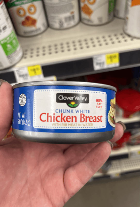 Clover Valley Chunk White Chicken Breast With Rib Meat In Water