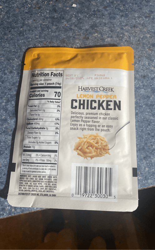 Harvest Creek Lemon Pepper Chicken