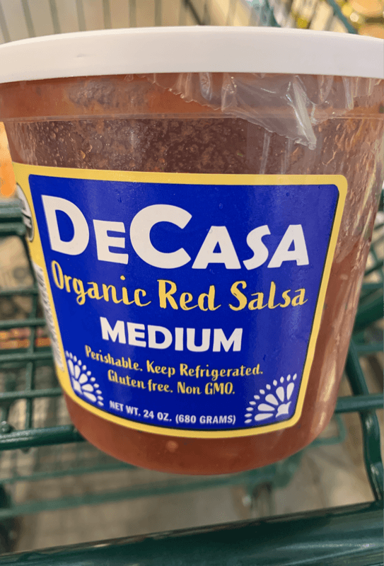 De Casa Organic Medium Red Salsa