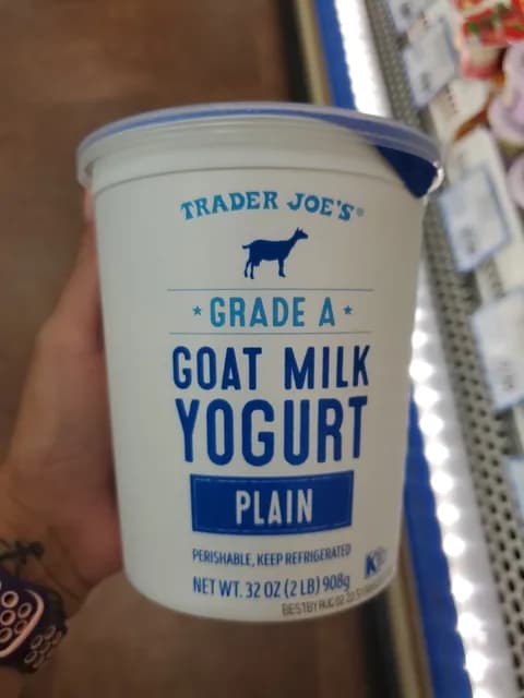 Trader Joe'S Grade A Goat Milk Yogurt Plain