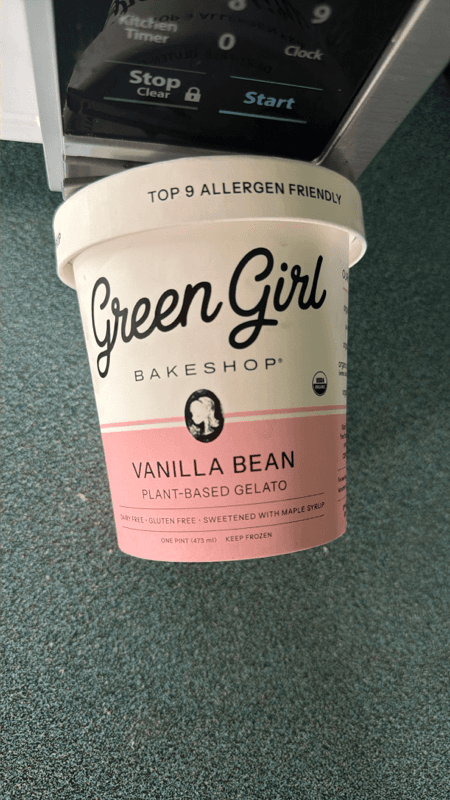 Green Girl Bakeshop Vanilla Bean Gelato
