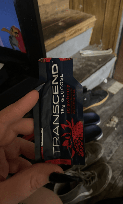 Transcend Strawberry Glucose Gel