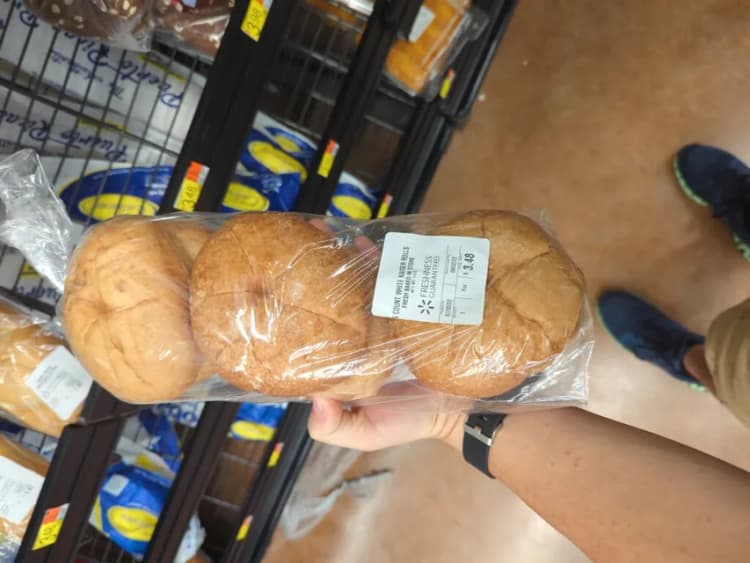Walmart White Kaiser Rolls