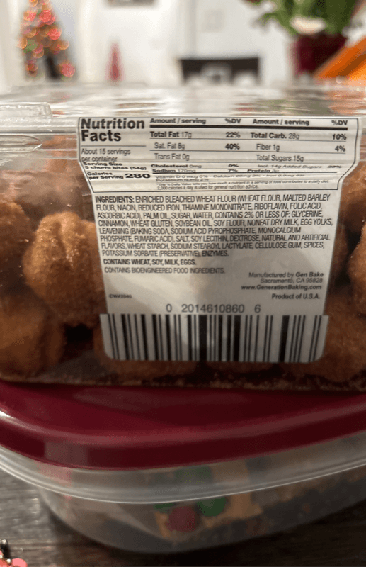 Gen Bake Churro Donut Bites