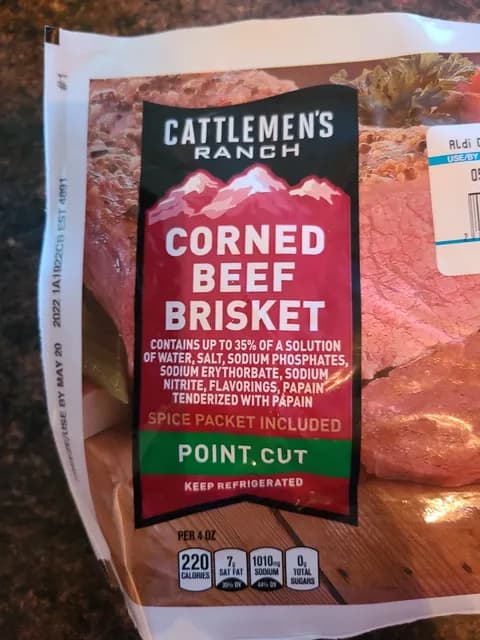 Cattlemen'S Ranch Corned Beef Brisket Point Cut