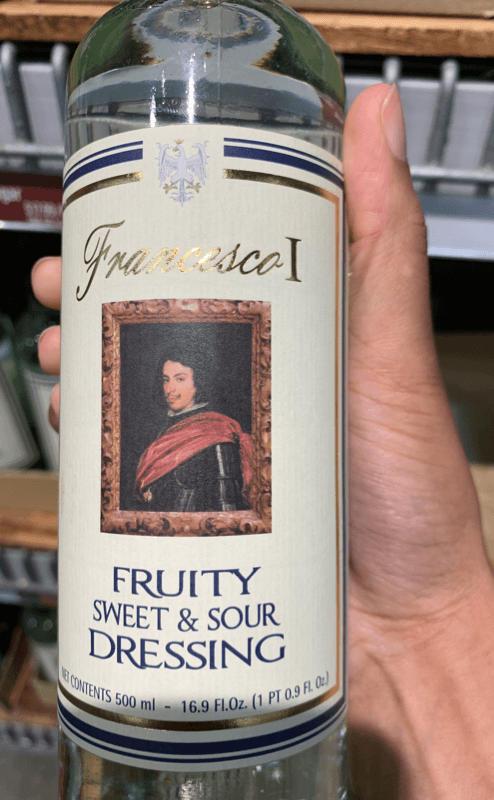 Francesco I Fruity Sweet & Sour Dressing