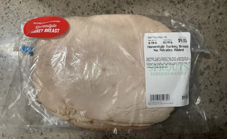 Sprouts Farmers Market No Nitrates Added Homestyle Turkey Breast