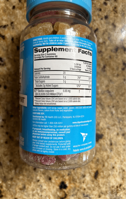 Schiff Digestive Advantage Daily Probiotics 120 Gummies
