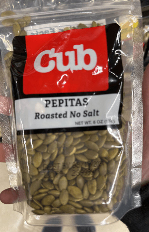 Cub Pepitas Roasted No Salt