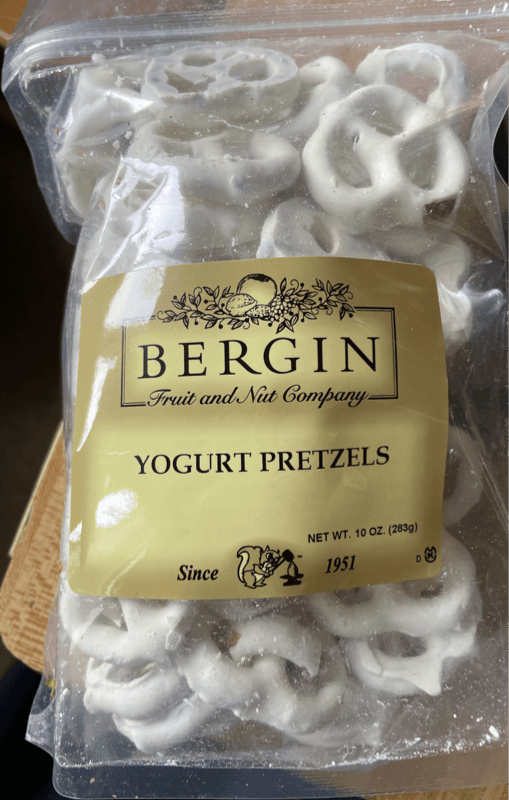 Bergin Yogurt Pretzels