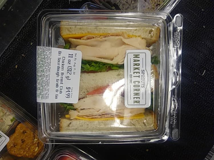 Sprouts Market Corner Chicken Breast Club On Sourdough Grab & Go
