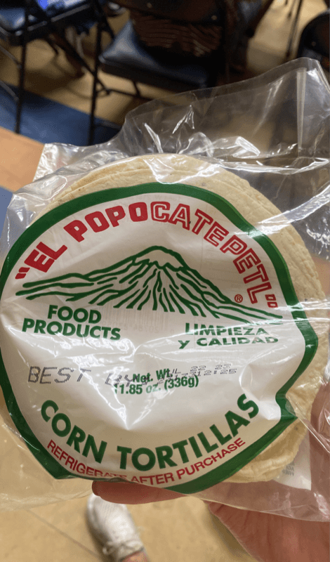 El Popocatepetl Corn Tortillas