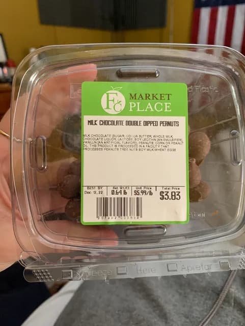 Fc Market Place Milk Chocolate Double Dipped Peanuts