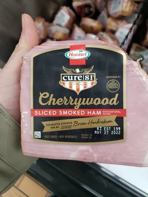Hormel Cure 81 Cherrywood Sliced Smoked Ham
