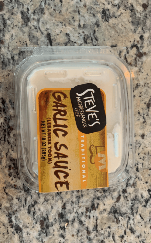Steve'S Mediterranean Chef Garlic Sauce (Lebanese Toom