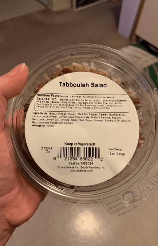 Zina'S Tabbouleh Salad