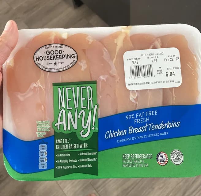 Good Housekeeping Never Any! Chicken Breast Tenderloins