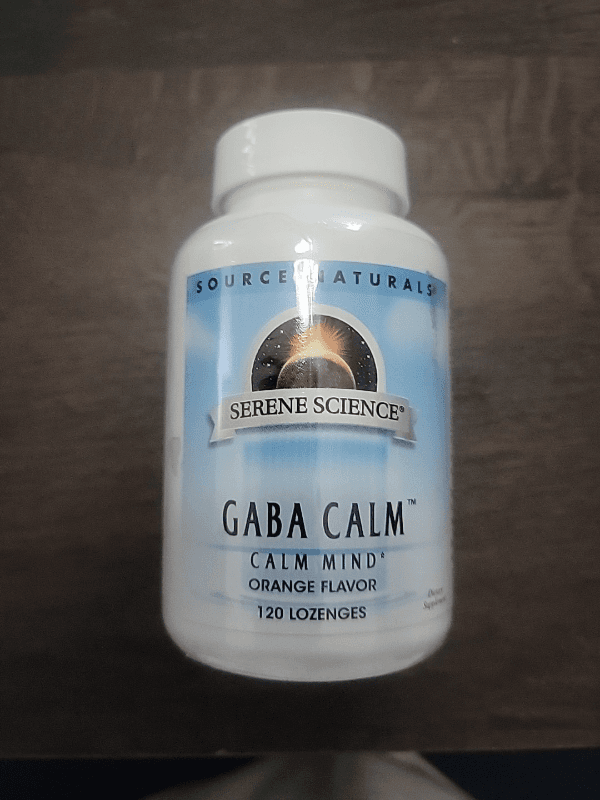 Source Naturals Serene Science Orange Flavor Gaba Calm 120 Lozenges