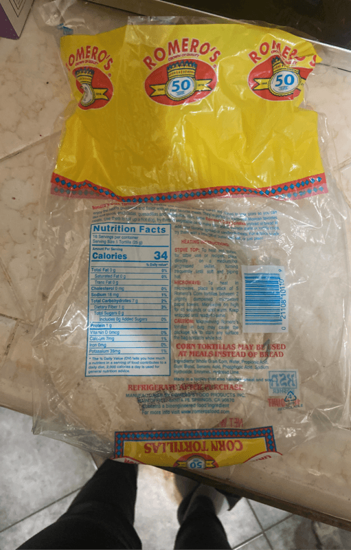 Romero'S Whole Grain Corn Tortillas Value