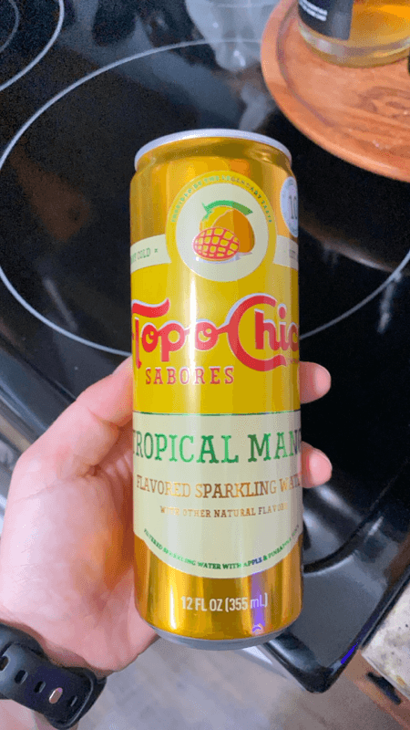 Topo Chico Sabores Tropical Mango Flavored Sparkling Water