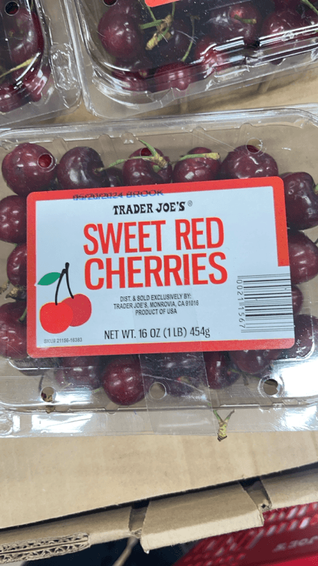 Trader Joe'S Sweet Red Cherries