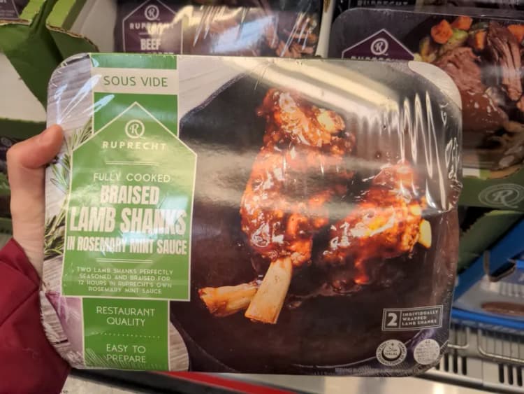 Ruprecht Fully Cooked Braised Lamb Shanks In Rosemary Mint Sauce