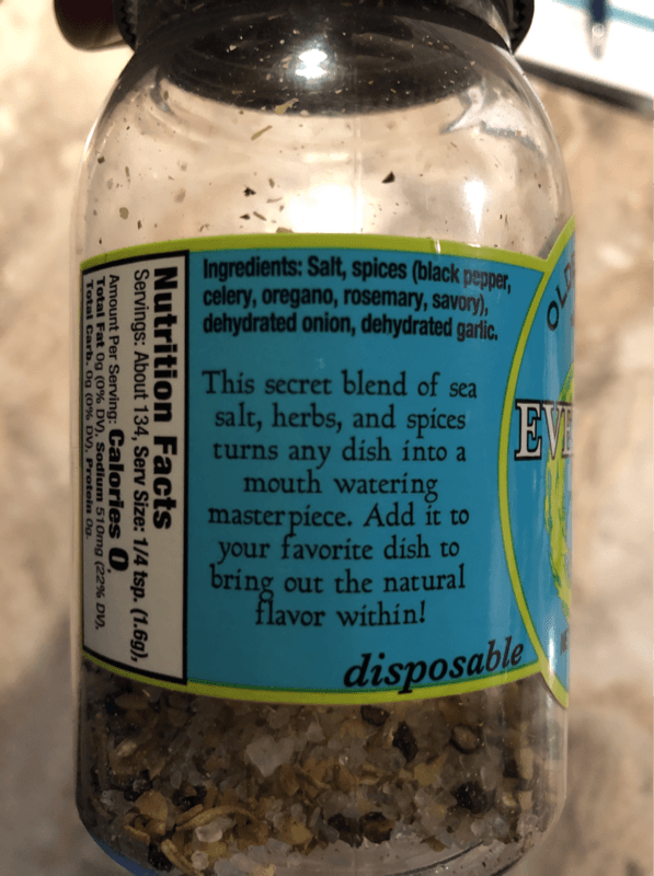 Olde Thompson Everything Salt, Grinder