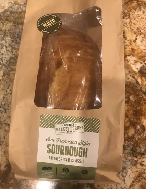 Sprouts Market Corner San Francisco Style Sourdough Sliced Bread