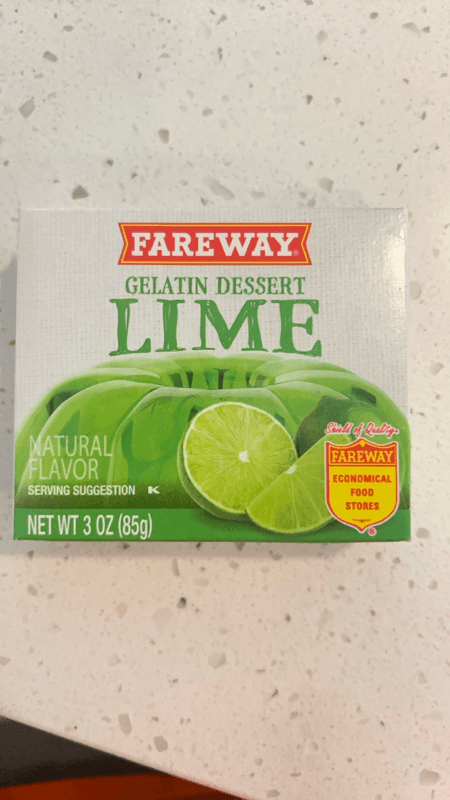 Fareway Gelatin Dessert Lime