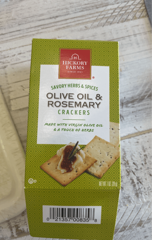 Hickory Farms Olive Oil & Rosemary Crackers