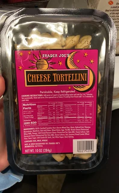 Trader Joe'S Cheese Tortellini