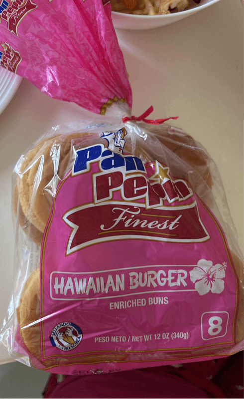 Pan Pepin Finest Hawaiian Burger Enriched Buns