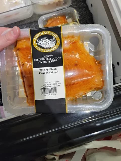North Atlantic Fish Company Whisky Black Pepper Salmon