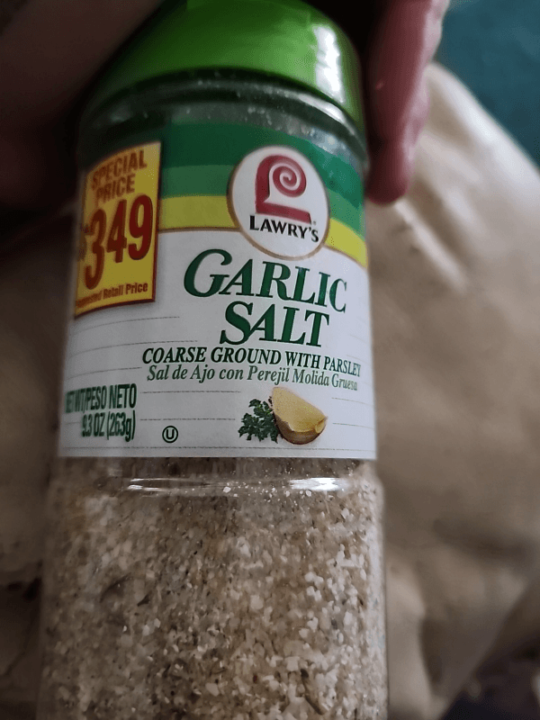 Lawry'S Garlic Salt Coarse Ground With Parsley