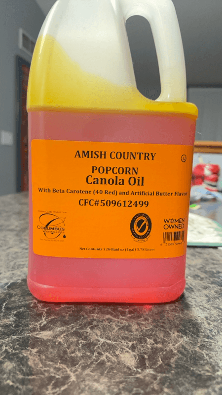 Amish Country Popcorn Canola Oil