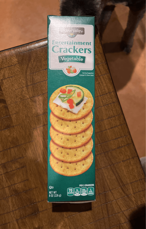 Clover Valley Entertainment Vegetable Crackers