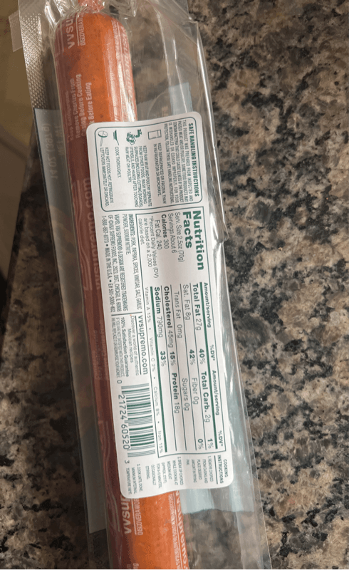 Supremo Pork Chorizo
