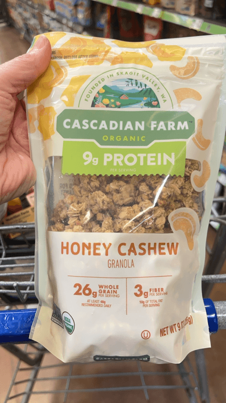 Cascadian Farm Organic Honey Cashew Granola