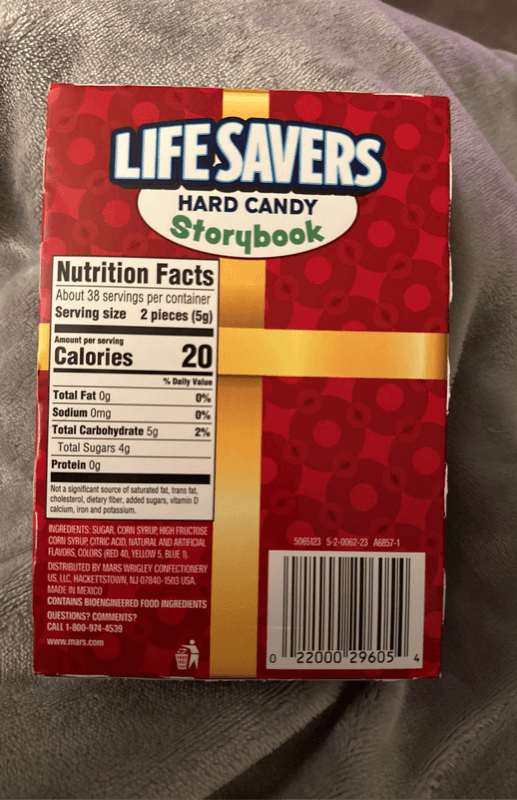 Lifesavers Hard Candy Storybook Assorted Flavors