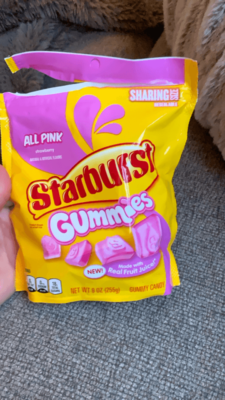 Starburst Gummies All Pink Gummy Candy