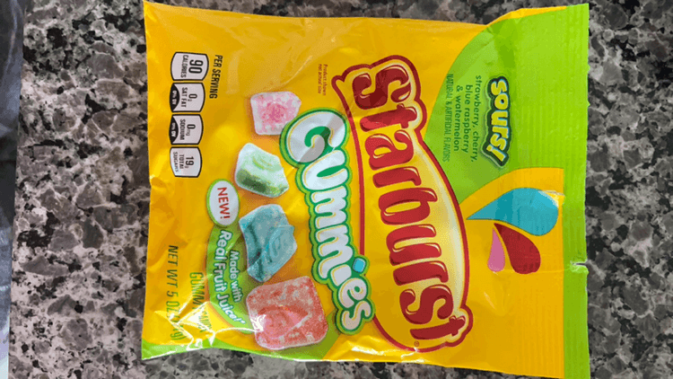 Starburst Sours Gummies