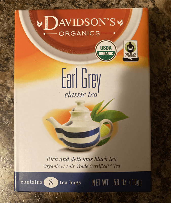 Davidson'S Organics Earl Grey Classic Tea