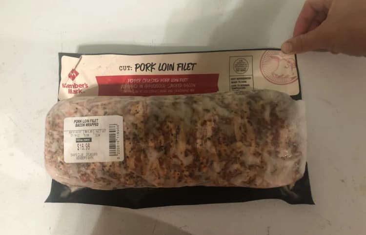 Member'S Mark Pepper Crusted Pork Loin Filet