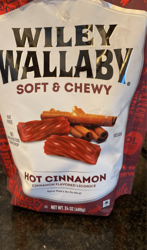 Wiley Wallaby Soft & Chewy Hot Cinnamon Licorice