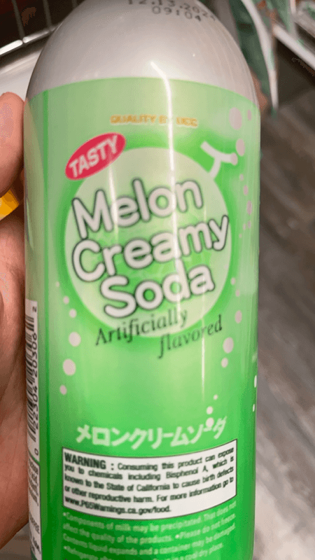 Tasty Melon Creamy Soda