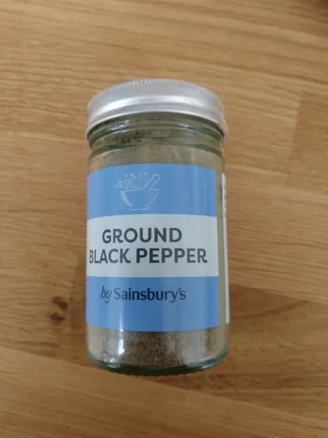 Sainsbury'S Ground Black Pepper