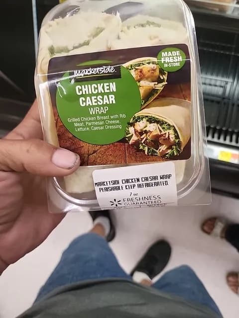 Marketside Chicken Caeser Wrap